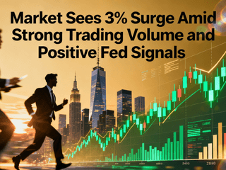 Market Sees 3% Surge Amid Strong Trading Volume and Positive Fed Signals