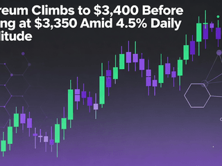Ethereum Climbs to $3,400 Before Closing at $3,350 Amid 4.5% Daily Amplitude
