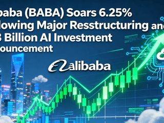 Alibaba (BABA) Soars 6.25% Following Major Restructuring and $53 Billion AI Investment Announcement
