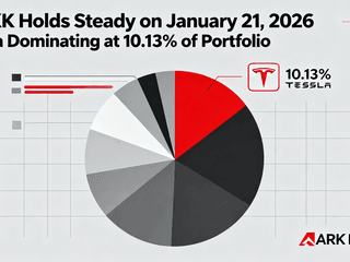 ARKK Holds Steady on January 21, 2026, with Tesla Dominating at 10.13% of Portfolio