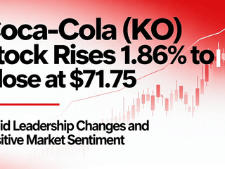Coca-Cola (KO) Stock Rises 1.86% to Close at $71.75 Amid Leadership Changes and Positive Market Sentiment