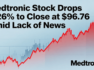 Medtronic Stock Drops 2.26% to Close at $96.76 Amid Lack of News