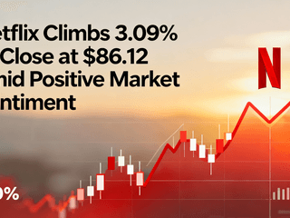 Netflix Climbs 3.09% to Close at $86.12 Amid Positive Market Sentiment