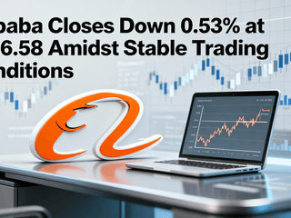 Alibaba Closes Down 0.53% at $146.58 Amidst Stable Trading Conditions