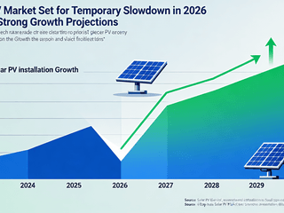 Solar PV Market Set for Temporary Slowdown in 2026 Amidst Strong Growth Projections
