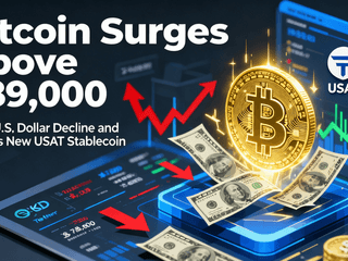 Bitcoin Surges Above $89,000 Amid U.S. Dollar Decline and Tether's New USAT Stablecoin