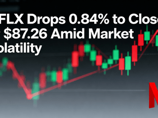NFLX Drops 0.84% to Close at $87.26 Amid Market Volatility