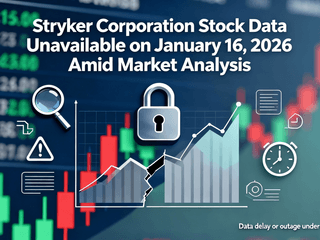 Stryker Corporation Stock Data Unavailable on January 16, 2026 Amid Market Analysis