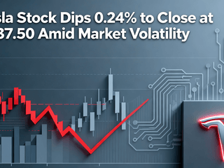 Tesla Stock Dips 0.24% to Close at $437.50 Amid Market Volatility
