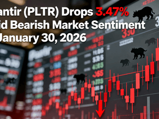 Palantir (PLTR) Drops 3.47% Amid Bearish Market Sentiment on January 30, 2026