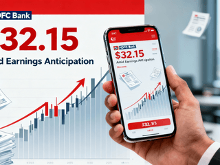 HDFC Bank Stock Closes Steady at $32.15 Amid Earnings Anticipation