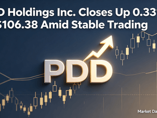 PDD Holdings Inc. Closes Up 0.33% at $106.38 Amid Stable Trading