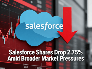 Salesforce Shares Drop 2.75% Amid Broader Market Pressures