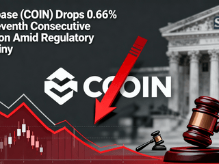 Coinbase (COIN) Drops 0.66% for Seventh Consecutive Session Amid Regulatory Scrutiny
