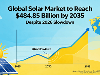 Global Solar Market to Reach $484.85 Billion by 2035 Despite 2026 Slowdown