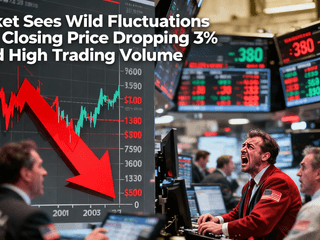 Market Sees Wild Fluctuations with Closing Price Dropping 3% Amid High Trading Volume