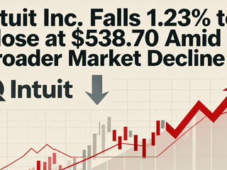 Intuit Inc. Falls 1.23% to Close at $538.70 Amid Broader Market Decline
