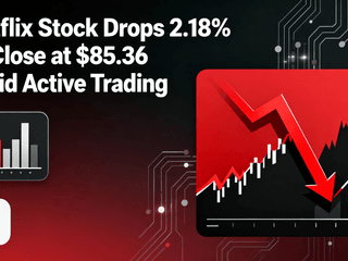 Netflix Stock Drops 2.18% to Close at $85.36 Amid Active Trading