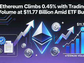 Ethereum Climbs 0.45% with Trading Volume at $11.77 Billion Amid ETF Buzz