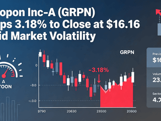 Groupon Inc-A (GRPN) Drops 3.18% to Close at $16.16 Amid Market Volatility