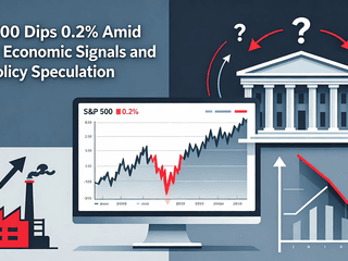 S&P 500 Dips 0.2% Amid Mixed Economic Signals and Fed Policy Speculation