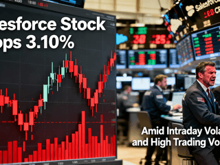 Salesforce Stock Drops 3.10% Amid Intraday Volatility and High Trading Volume