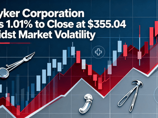 Stryker Corporation Falls 1.01% to Close at $355.04 Amidst Market Volatility