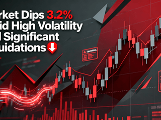 Market Dips 3.2% Amid High Volatility and Significant Liquidations