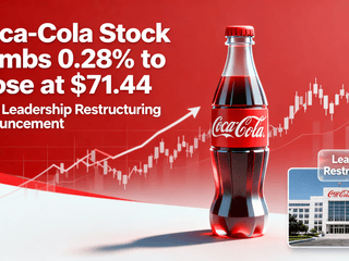 Coca-Cola Stock Climbs 0.28% to Close at $71.44 Amid Leadership Restructuring Announcement