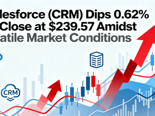 Salesforce (CRM) Dips 0.62% to Close at $239.57 Amidst Volatile Market Conditions