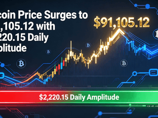 Bitcoin Price Surges to $91,105.12 with $2,220.15 Daily Amplitude
