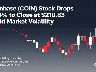Coinbase (COIN) Stock Drops 1.24% to Close at $210.83 Amid Market Volatility