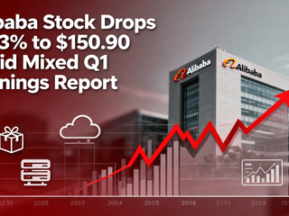 Alibaba Stock Drops 3.43% to $150.90 Amid Mixed Q1 Earnings Report