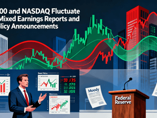 S&P 500 and NASDAQ Fluctuate Amid Mixed Earnings Reports and Fed Policy Announcements