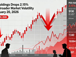 PDD Holdings Drops 2.15% Amid Broader Market Volatility on January 20, 2026
