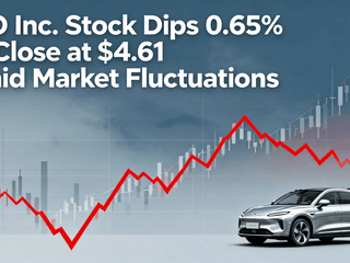 NIO Inc. Stock Dips 0.65% to Close at $4.61 Amid Market Fluctuations