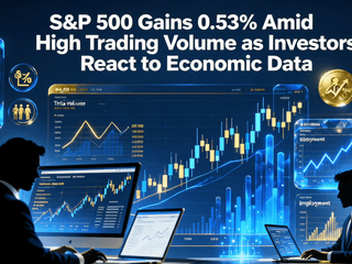 S&P 500 Gains 0.53% Amid High Trading Volume as Investors React to Economic Data