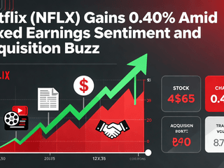 Netflix (NFLX) Gains 0.40% Amid Mixed Earnings Sentiment and Acquisition Buzz