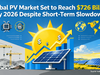 Global PV Market Set to Reach $726 Billion by 2026 Despite Short-Term Slowdown