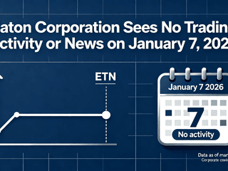 Eaton Corporation Sees No Trading Activity or News on January 7, 2026