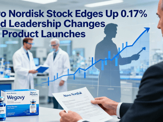 Novo Nordisk Stock Edges Up 0.17% Amid Leadership Changes and Product Launches