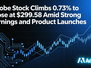 Adobe Stock Climbs 0.73% to Close at $299.58 Amid Strong Earnings and Product Launches