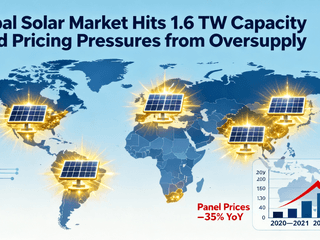Global Solar Market Hits 1.6 TW Capacity Amid Pricing Pressures from Oversupply