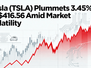 Tesla (TSLA) Plummets 3.45% to $416.56 Amid Market Volatility