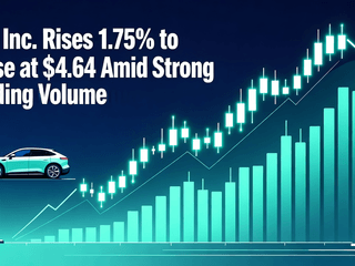 NIO Inc. Rises 1.75% to Close at $4.64 Amid Strong Trading Volume