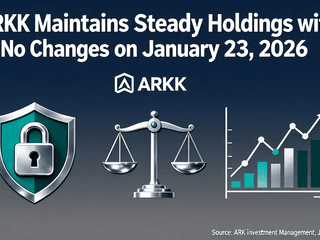 ARKK Maintains Steady Holdings with No Changes on January 23, 2026