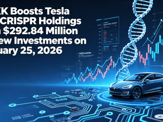 ARKK Boosts Tesla and CRISPR Holdings with $292.84 Million in New Investments on January 25, 2026