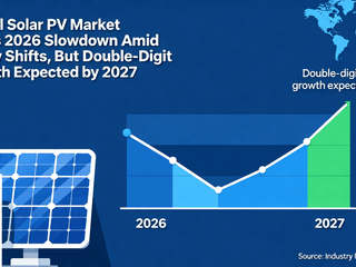 Global Solar PV Market Faces 2026 Slowdown Amid Policy Shifts, But Double-Digit Growth Expected by 2027