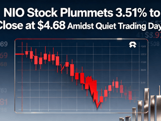 NIO Stock Plummets 3.51% to Close at $4.68 Amidst Quiet Trading Day