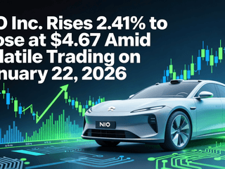 NIO Inc. Rises 2.41% to Close at $4.67 Amid Volatile Trading on January 22, 2026